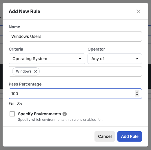 Add Rule